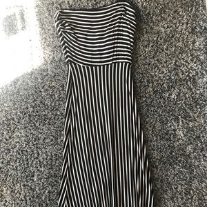 Striped maxi dress